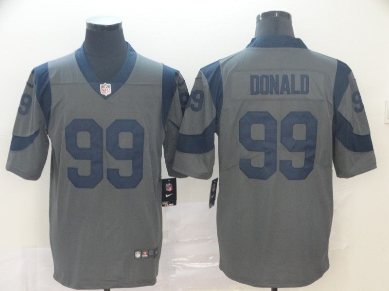Men's Los Angeles Rams Aaron Donald #99 Gray Inverted Legend Jerseys