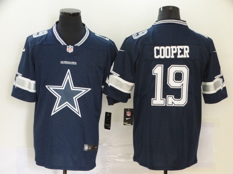 Men's Dallas Cowboys Amari Cooper #19 Navy Alternate Game Jerseys