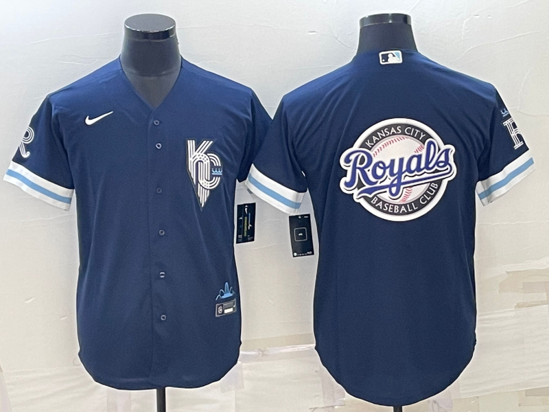 Men's Kansas City Royals Navy Replica Player Jerseys
