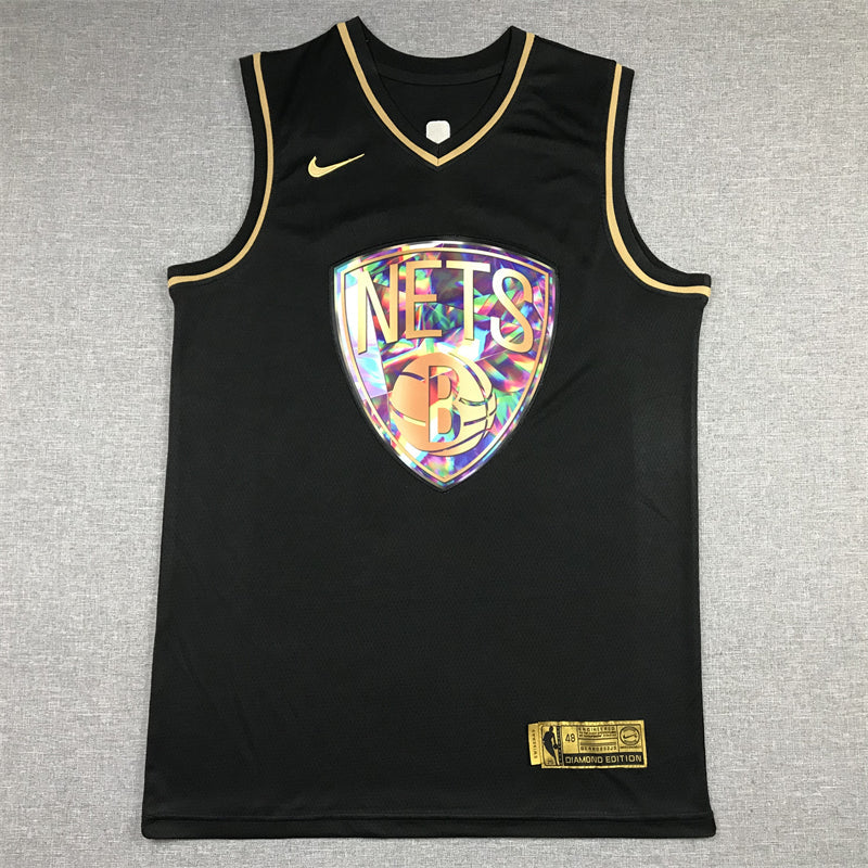 Men's Brooklyn Nets Kevin Durant #7 Black Swingman Player Jerseys