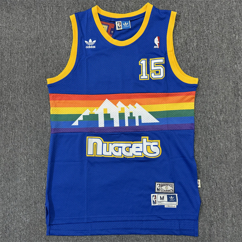 Men's Denver Nuggets Nikola Jokic #15 Royal Hardwood Classics Swingman Jerseys