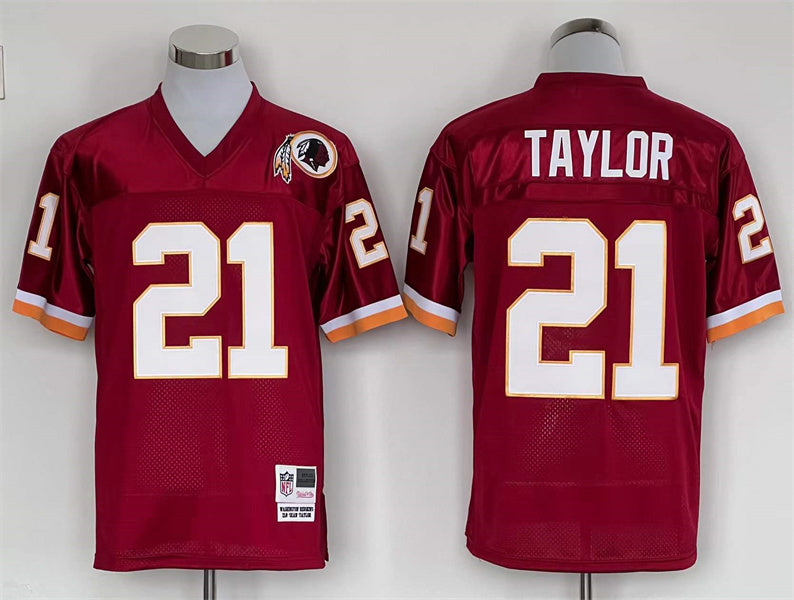 Men's Washington Redskins Sean Taylor Mitchell & Ness Burgundy Legacy Replica Jerseys