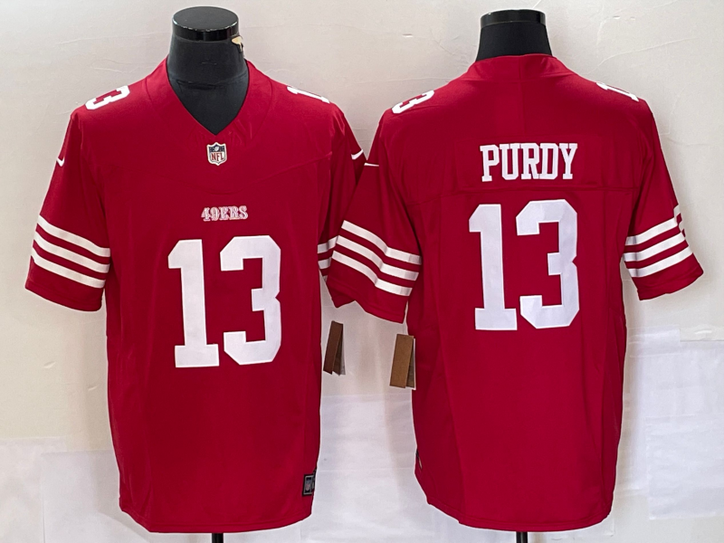 Men's San Francisco 49ers Brock Purdy #13 Scarlet Vapor F.U.S.E. Limited Jerseys