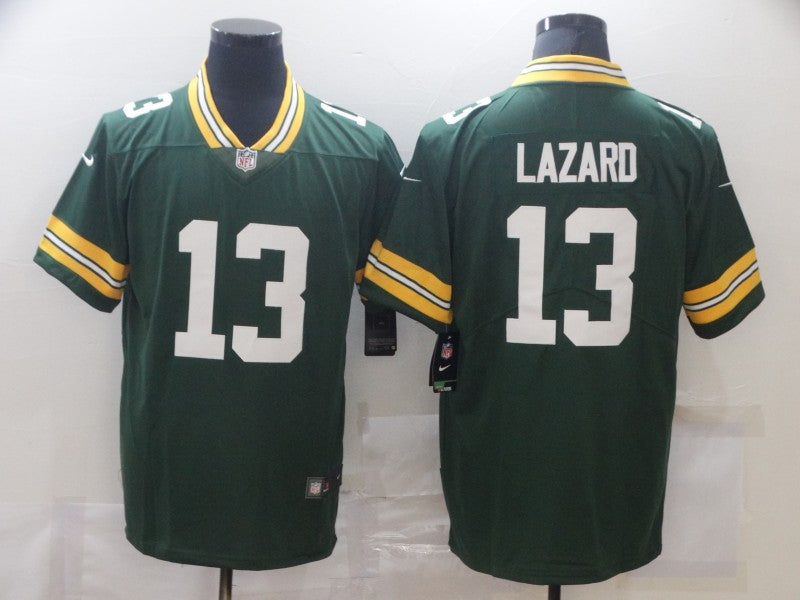 Men's Green Bay Packers Allen Lazard #13 Green Game Jerseys