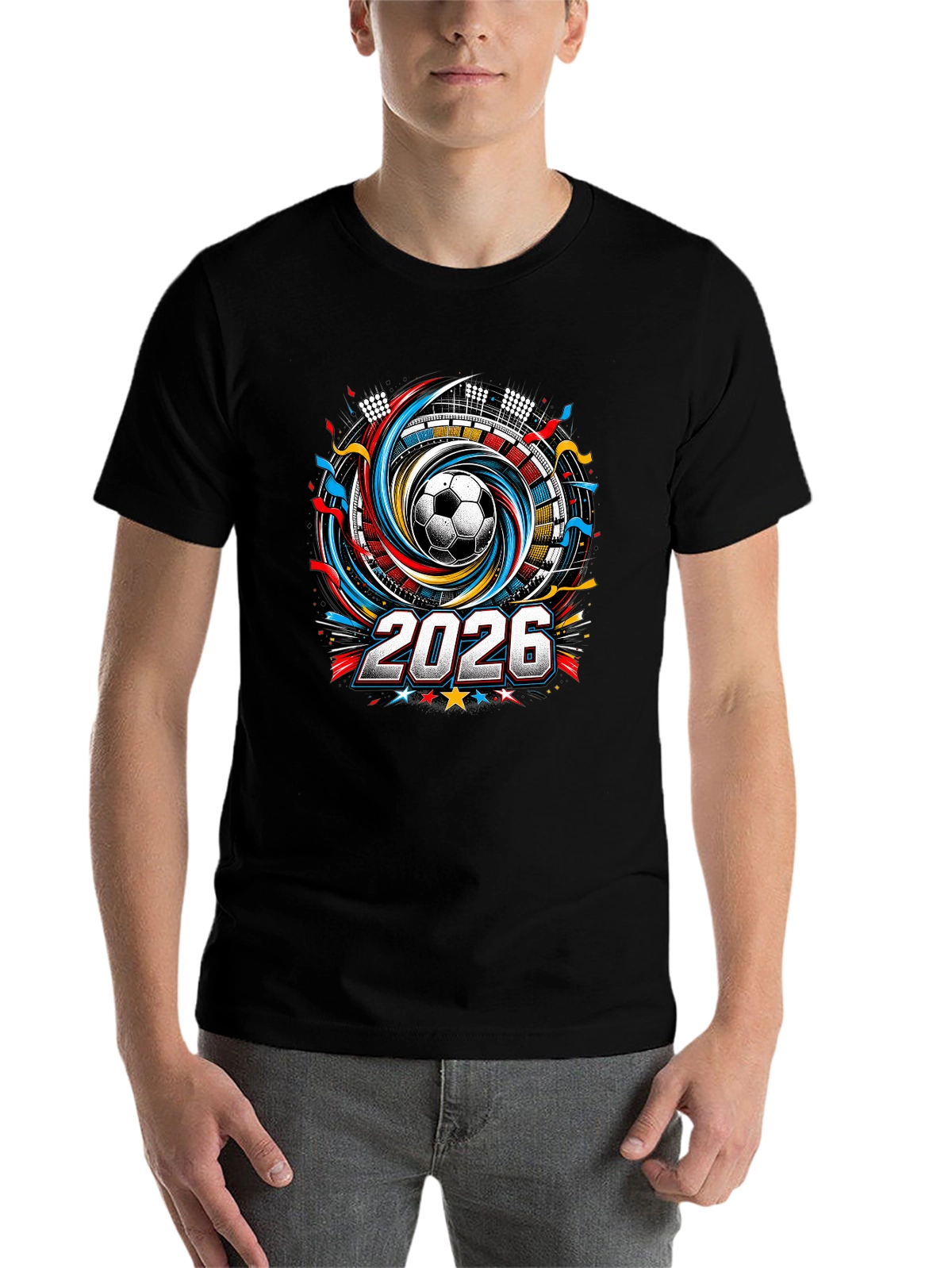 Raise the Trophy – World Cup Champion Mindset Premium Tee