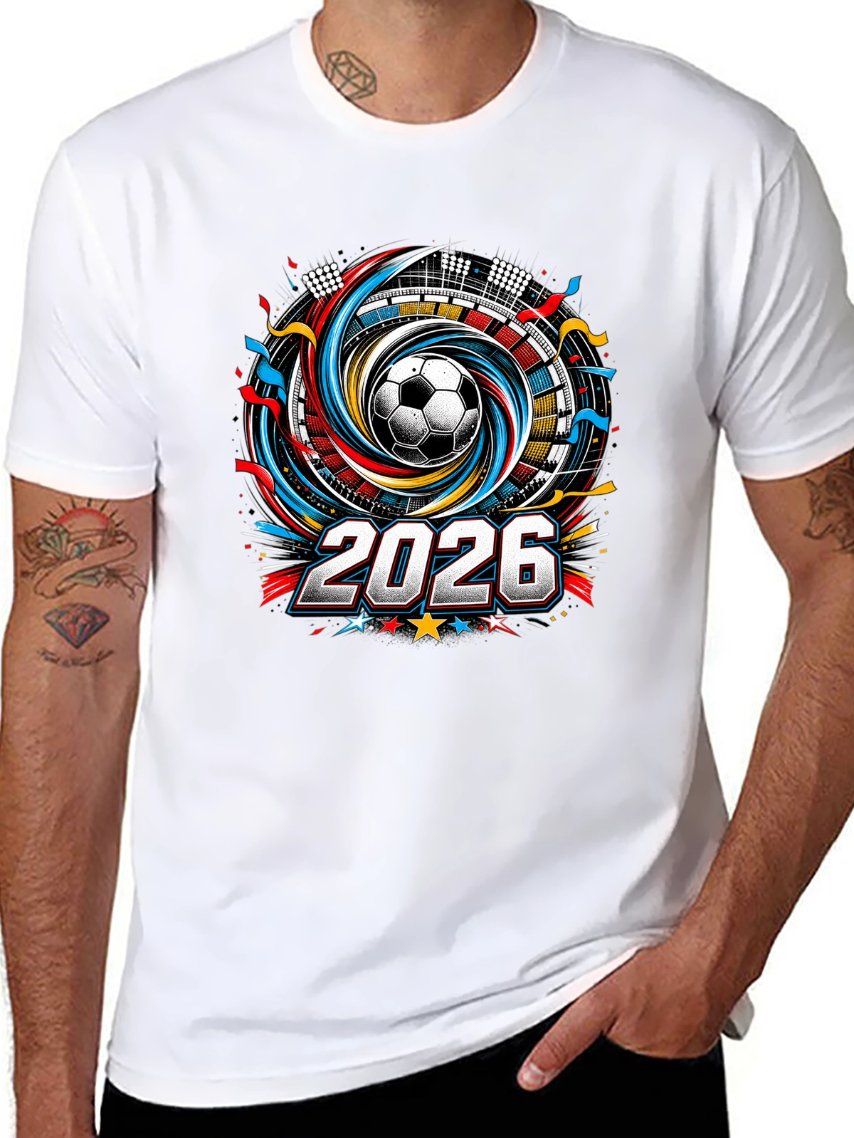 Raise the Trophy – World Cup Champion Mindset Premium Tee