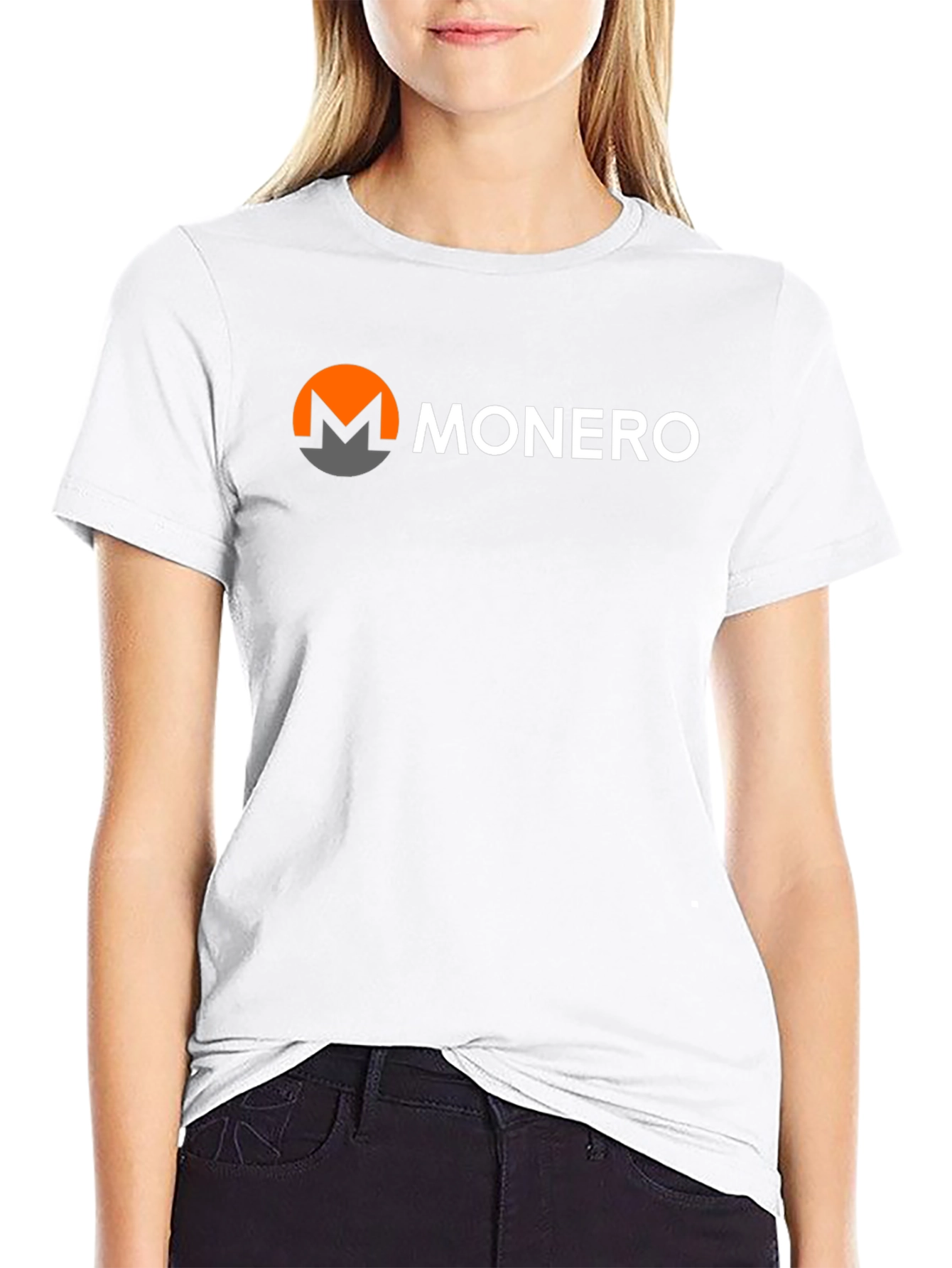 Monero Crypto T-Shirt - Black Short Sleeve