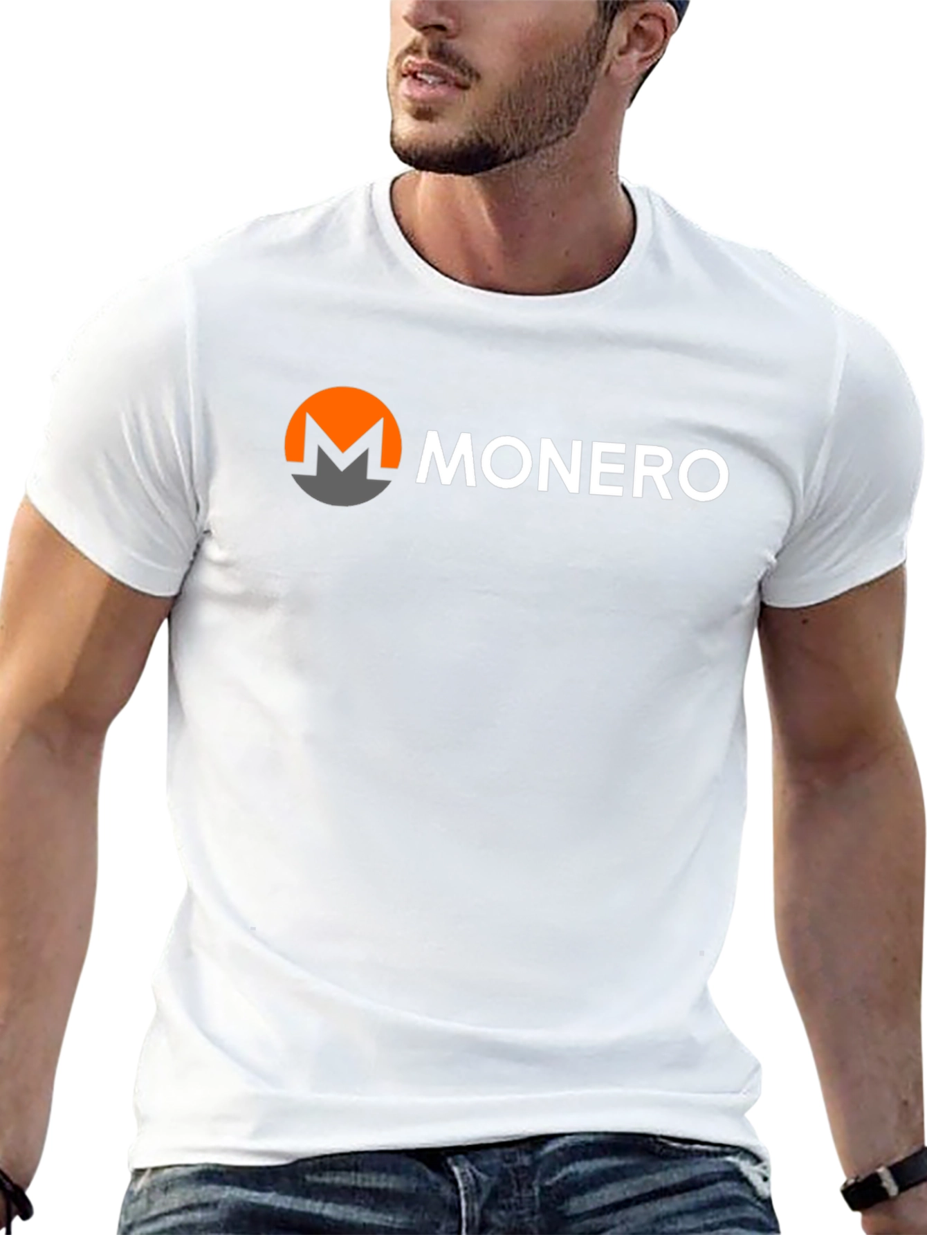 Monero Crypto T-Shirt - Black Short Sleeve
