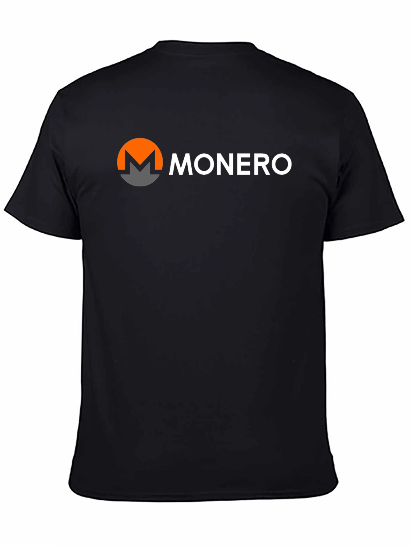 Monero Crypto T-Shirt - Black Short Sleeve