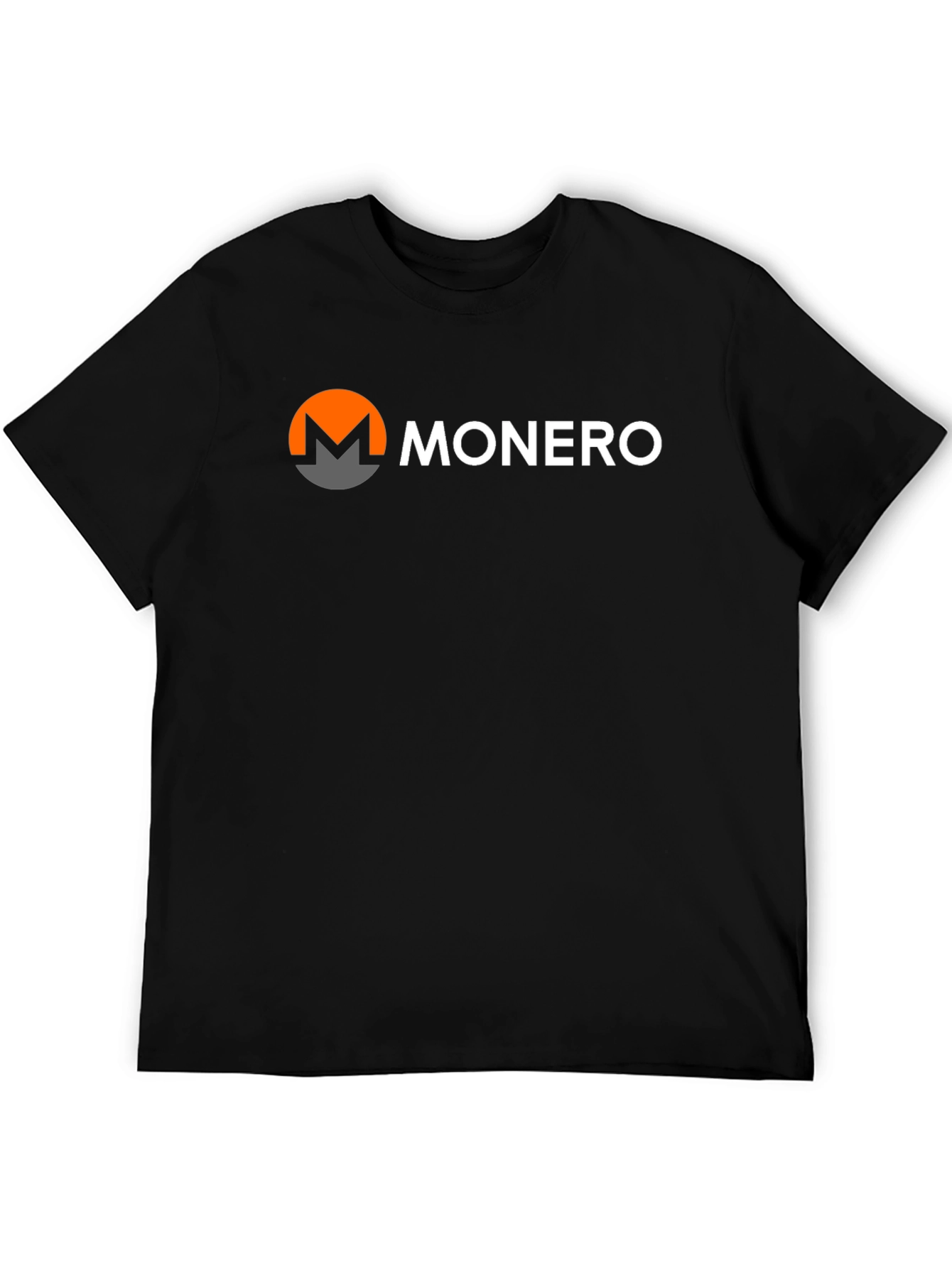 Monero Crypto T-Shirt - Black Short Sleeve