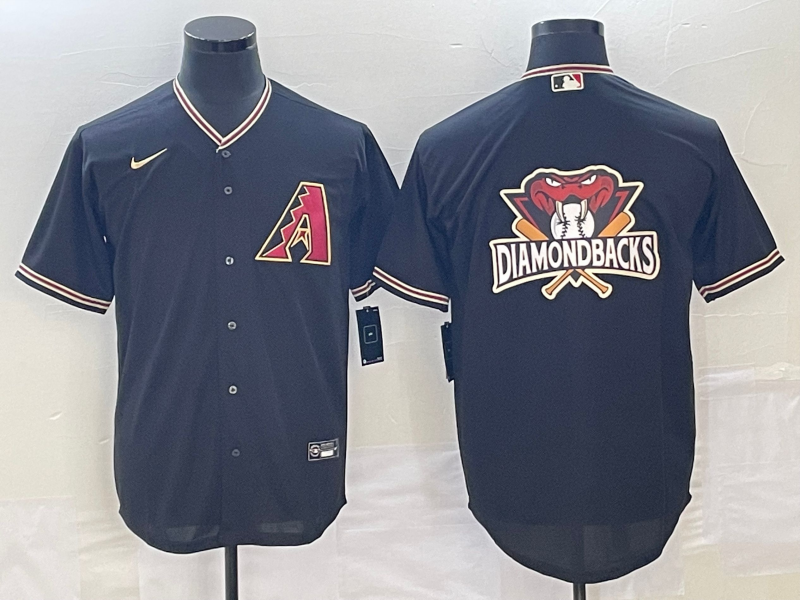 Men's Arizona Diamondbacks Black Replica Team Jerseys