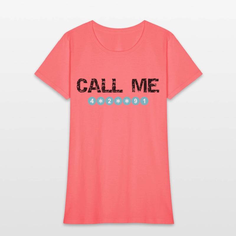 Call Me with Hidden Numbers T-shirt
