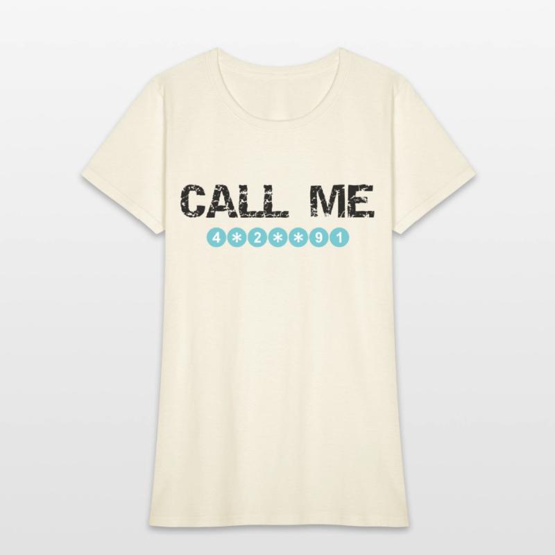 Call Me with Hidden Numbers T-shirt