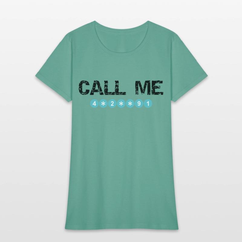 Call Me with Hidden Numbers T-shirt