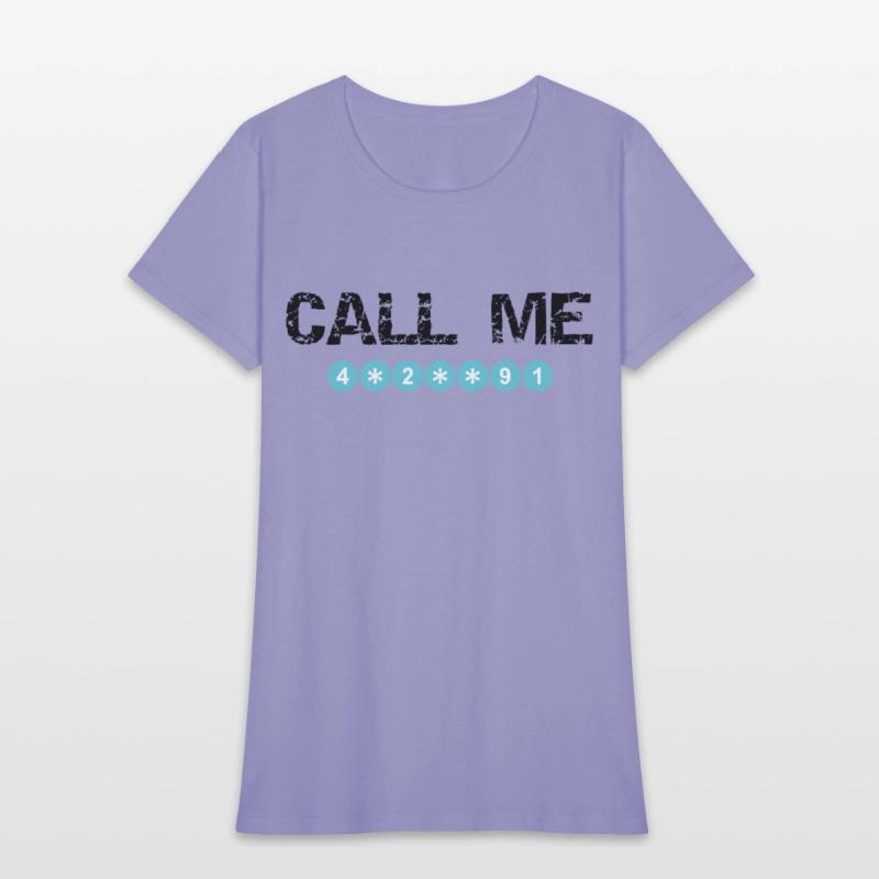 Call Me with Hidden Numbers T-shirt