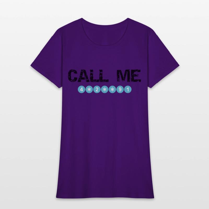 Call Me with Hidden Numbers T-shirt