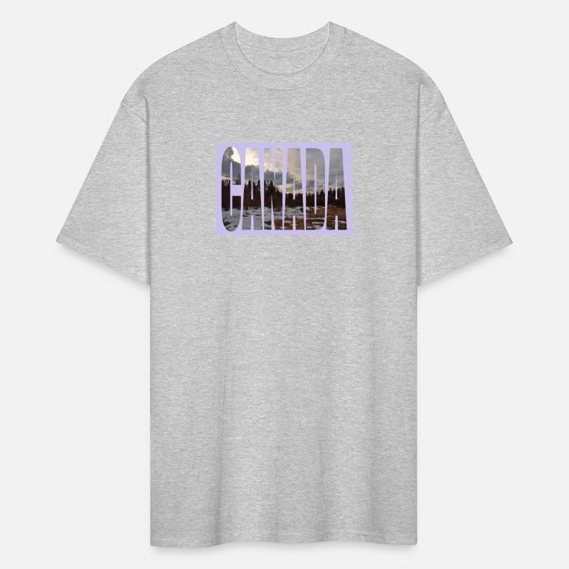 CANADA Northern Forest with Melting Snow