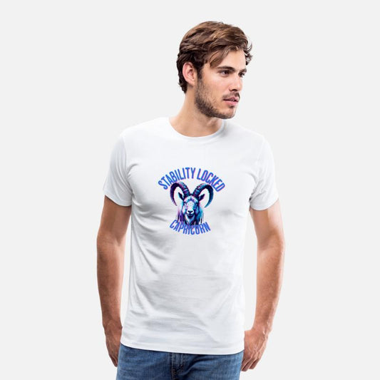 Capricorn Glitch T-Shirt – Digital Zodiac Series