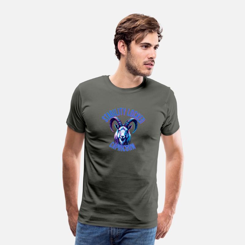 Capricorn Glitch T-Shirt – Digital Zodiac Series