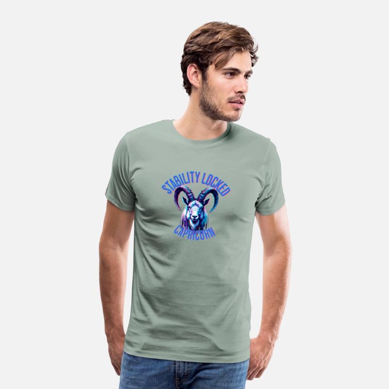 Capricorn Glitch T-Shirt – Digital Zodiac Series