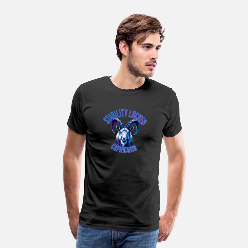 Capricorn Glitch T-Shirt – Digital Zodiac Series