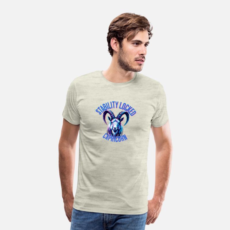 Capricorn Glitch T-Shirt – Digital Zodiac Series