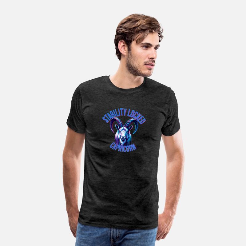 Capricorn Glitch T-Shirt – Digital Zodiac Series