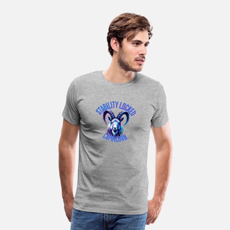 Capricorn Glitch T-Shirt – Digital Zodiac Series