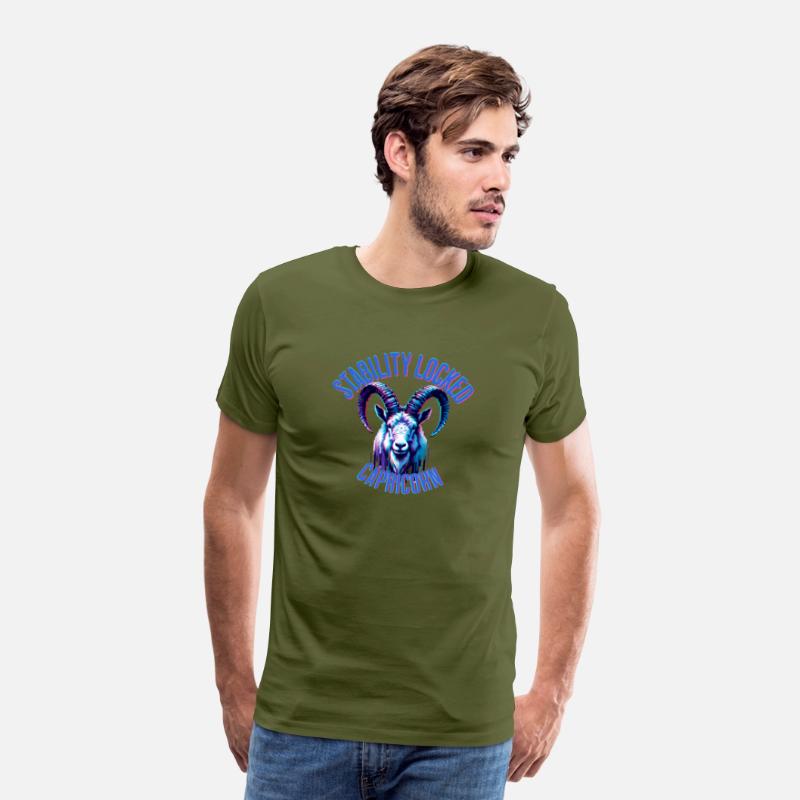 Capricorn Glitch T-Shirt – Digital Zodiac Series