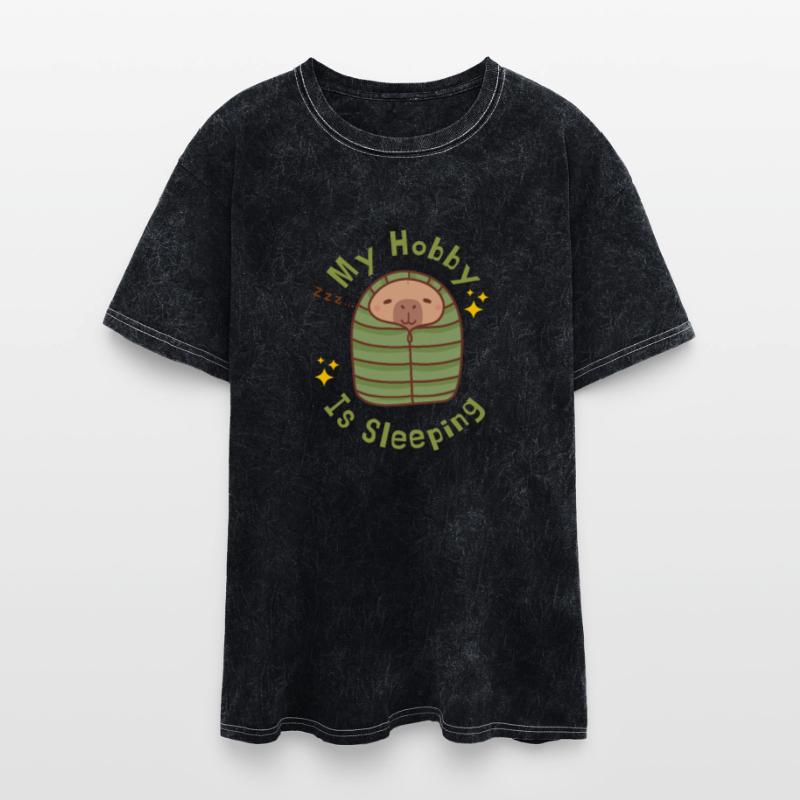 Capybara Sleepy Vibes Tee