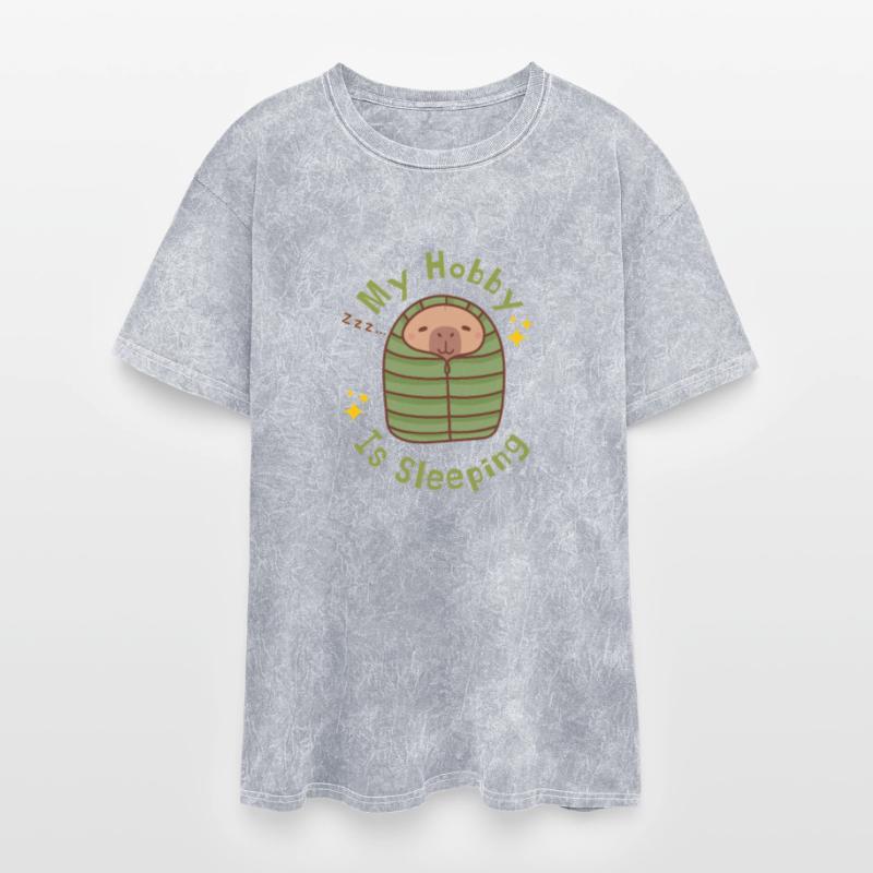 Capybara Sleepy Vibes Tee