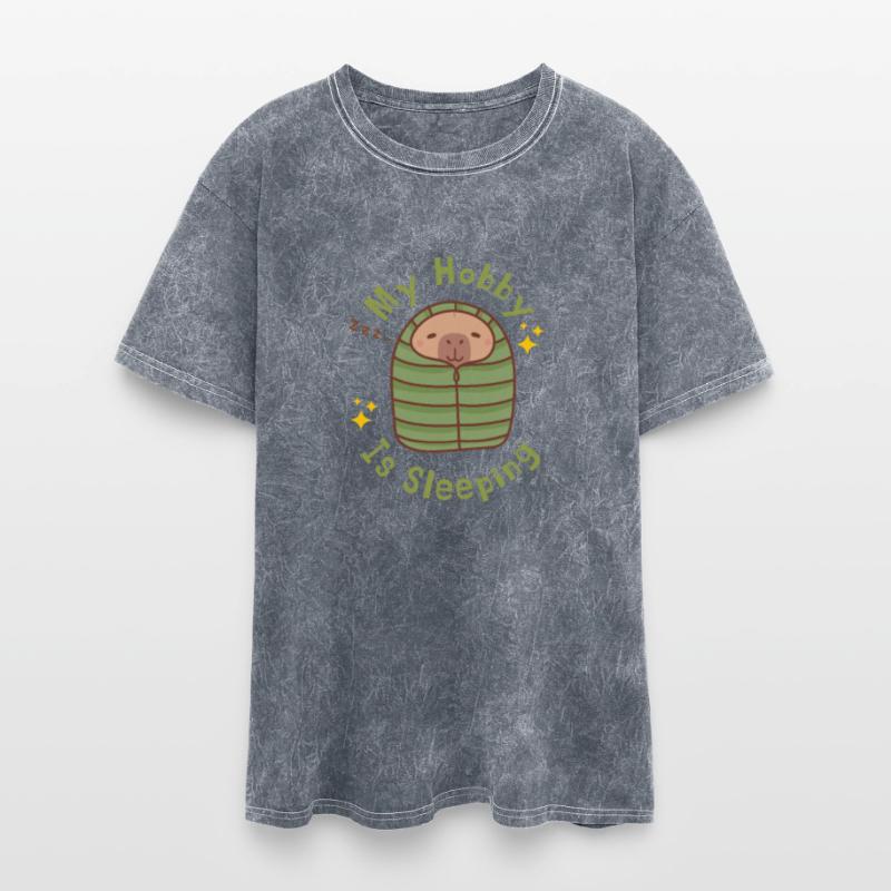 Capybara Sleepy Vibes Tee