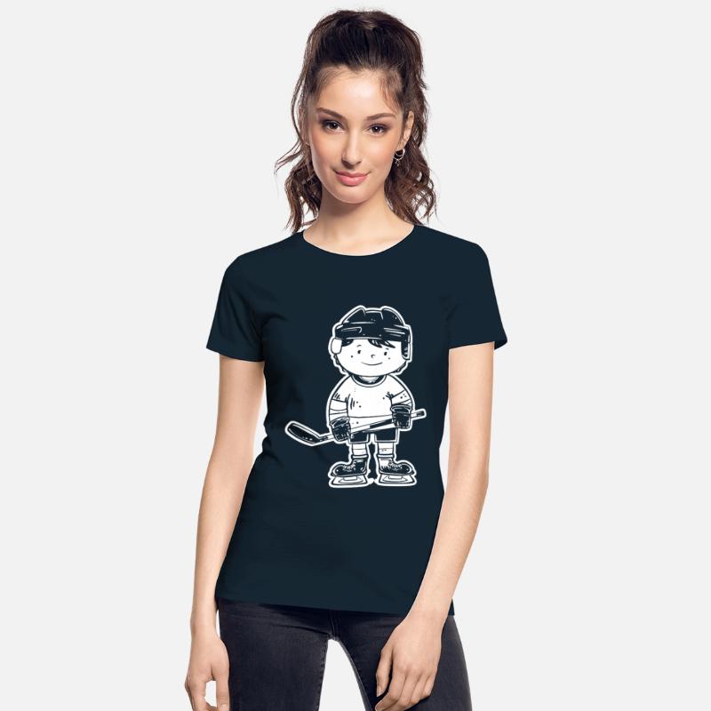 Cartoon Ice Hockey Player