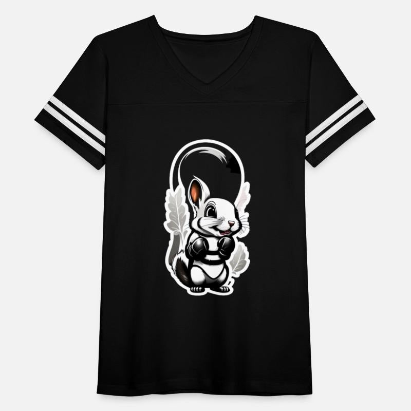 Cartoon Squirrel with boxing gloves