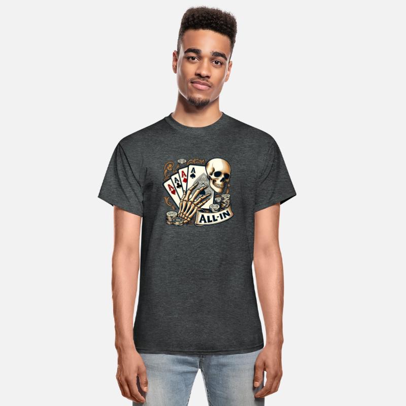 Casino Cards Gambling Skeleton Hand Gothic