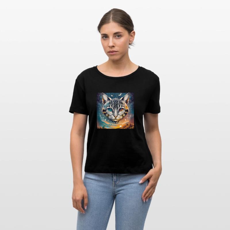 Cat With Two Different Color Eyes Fantasy Art