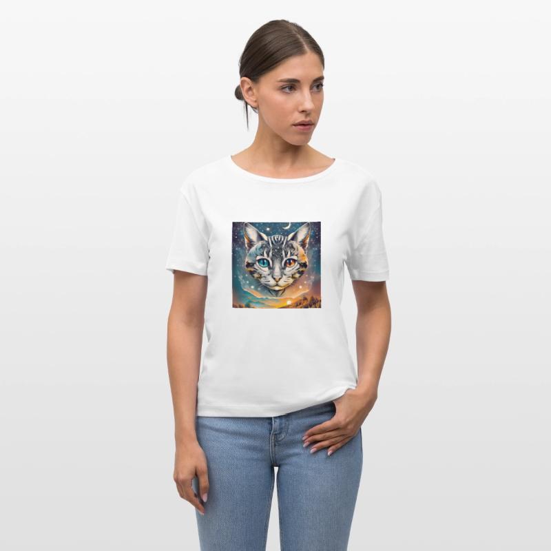 Cat With Two Different Color Eyes Fantasy Art