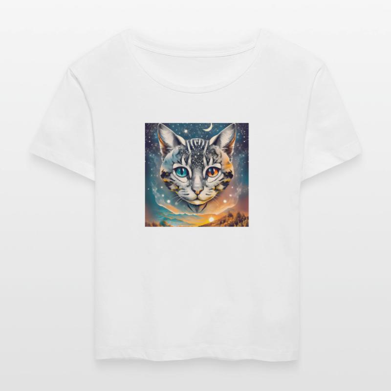 Cat With Two Different Color Eyes Fantasy Art