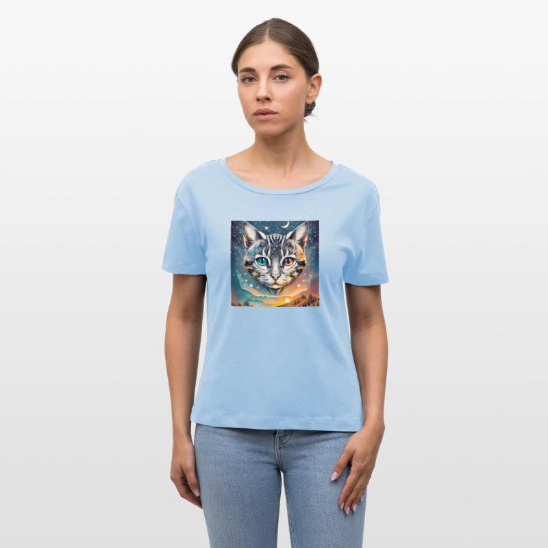 Cat With Two Different Color Eyes Fantasy Art