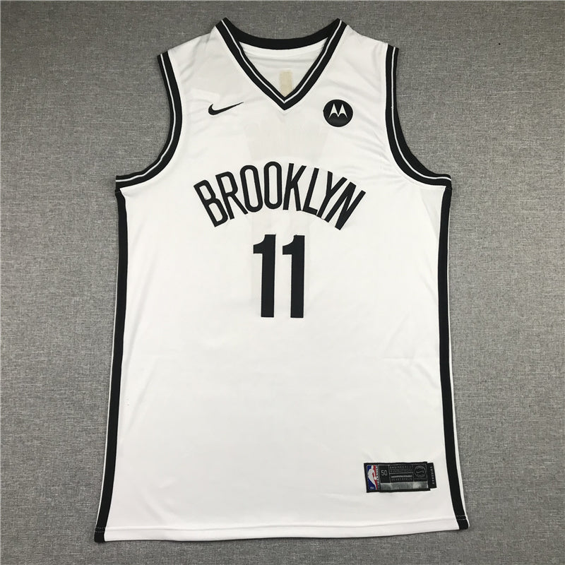 Men's Brooklyn Nets Kyrie Irving White 2019 Fast Break Player Movement Jerseys