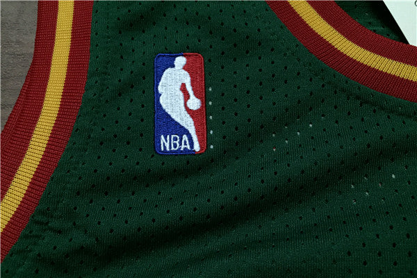 SuperSonics 40# Sean Kemp Green 95-96 Classic Retro Premium Mesh Fan Edition Jersey