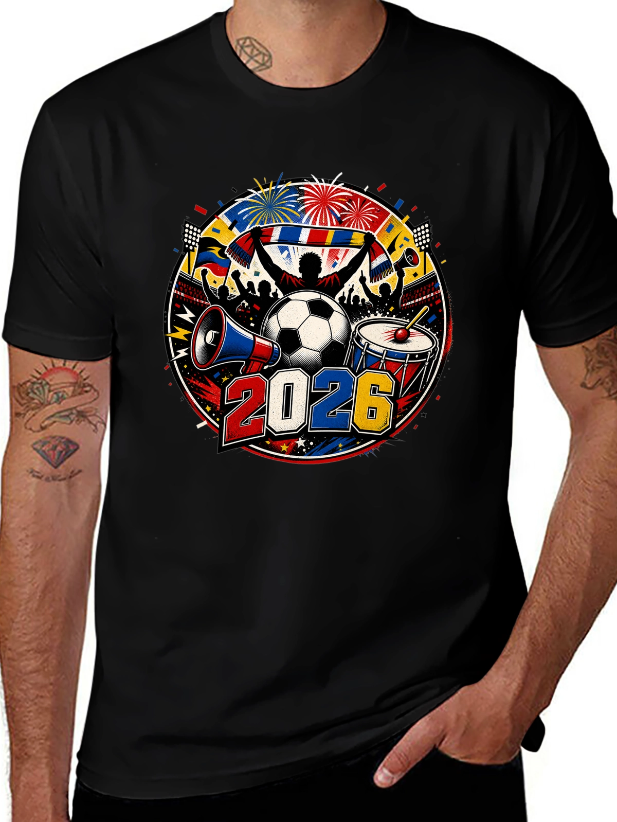 Red Zone Threat – Football Score Mode Activated Tee