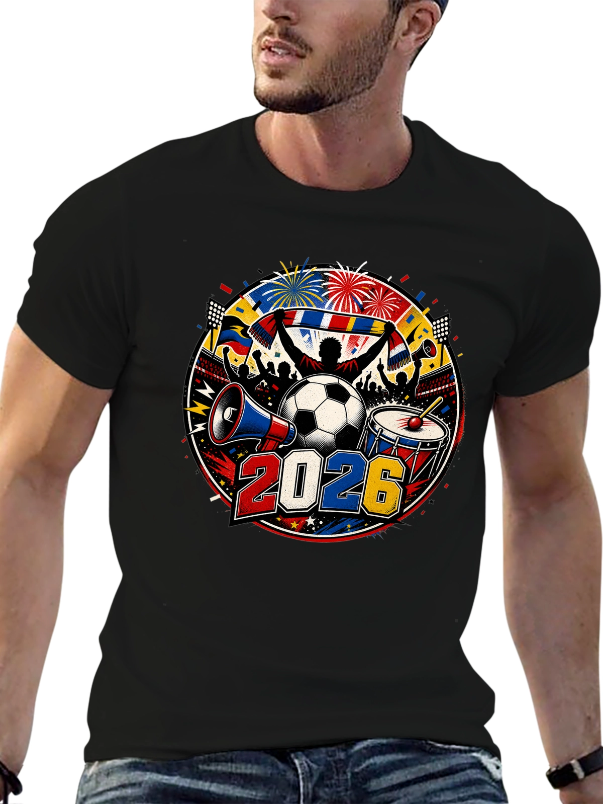 Red Zone Threat – Football Score Mode Activated Tee