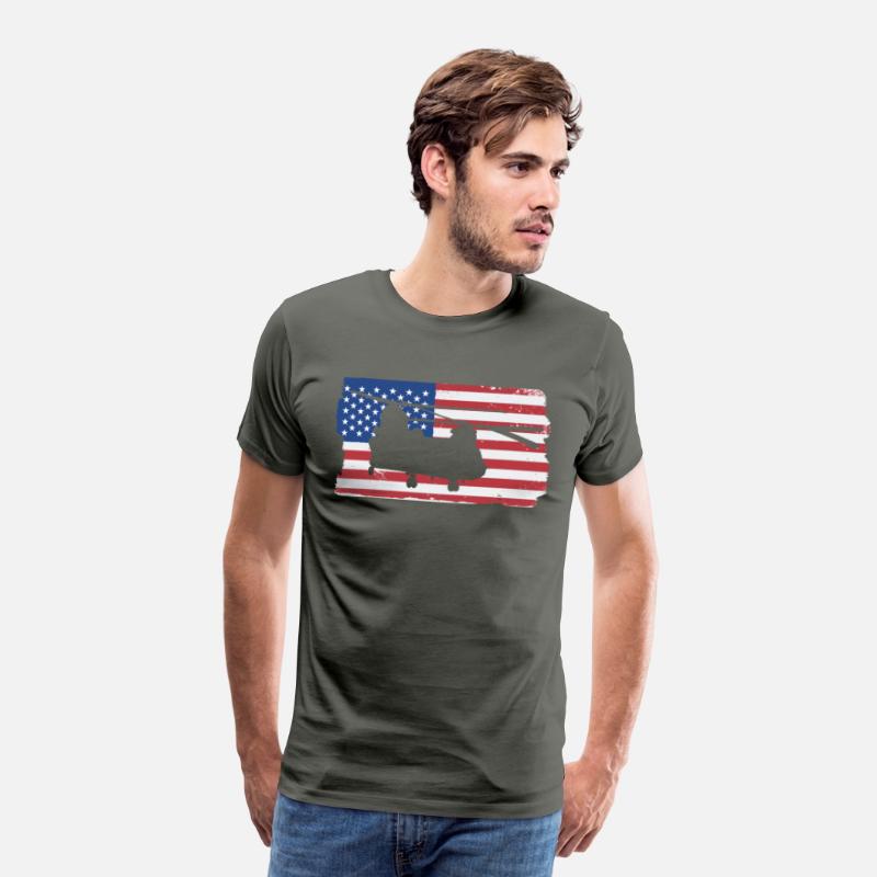 CH47 Chinook Military Helicopter American Flag