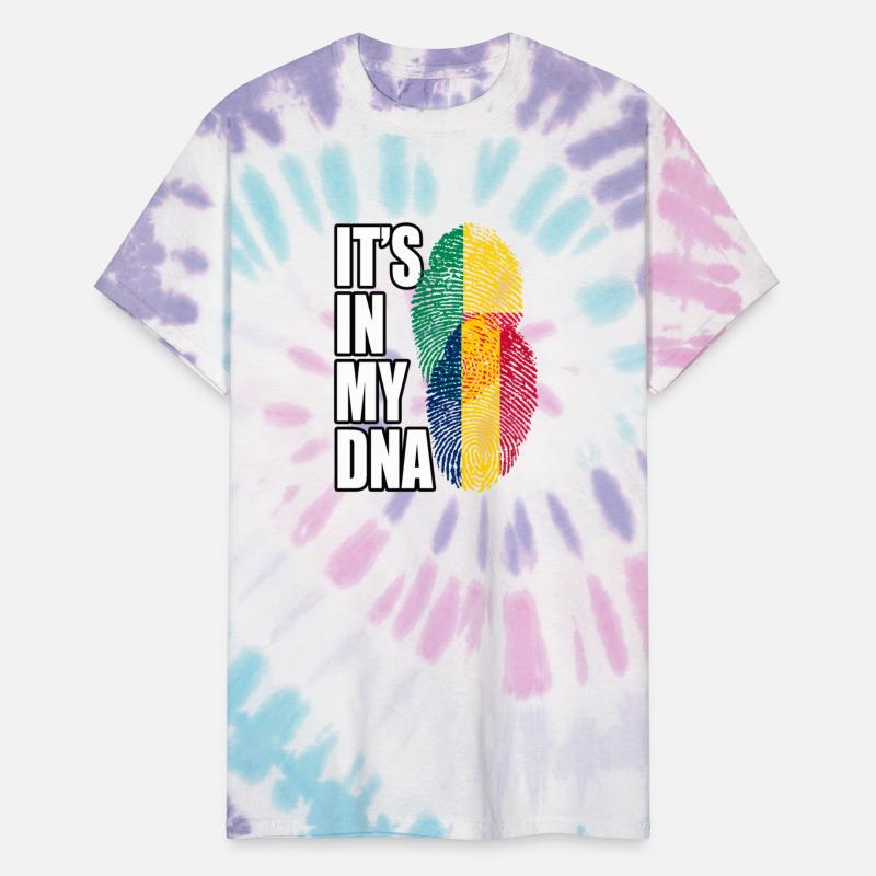 Chadian And Benin Mix Heritage DNA Flag