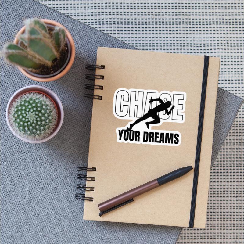 Chase Your Dreams Runner Motivation Design