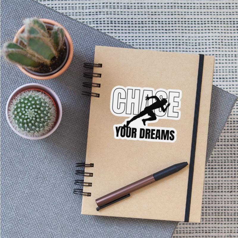 Chase Your Dreams Runner Motivation Design