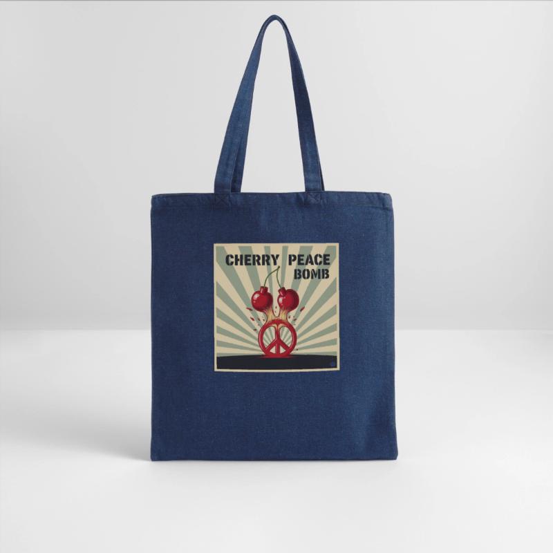 Cherry Peace Bomb – Explosive Retro Pop Art Tee