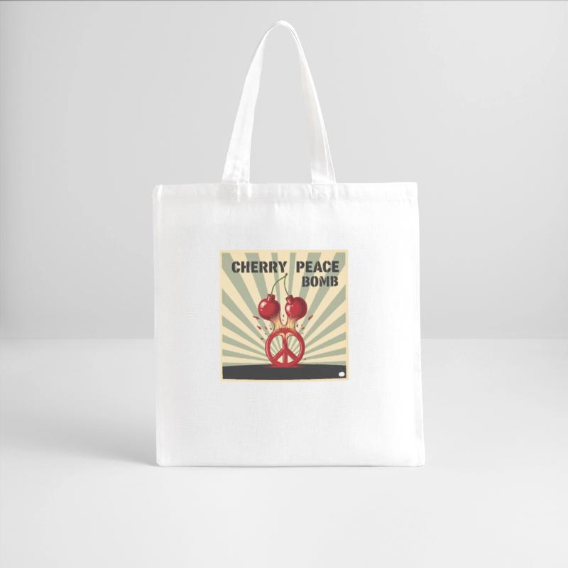 Cherry Peace Bomb – Explosive Retro Pop Art Tee