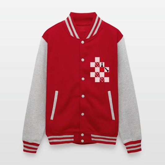 Chessboard Heart Valentines Day Black&White